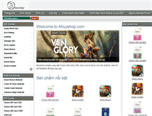 Tablet Screenshot of ahuyshop.com